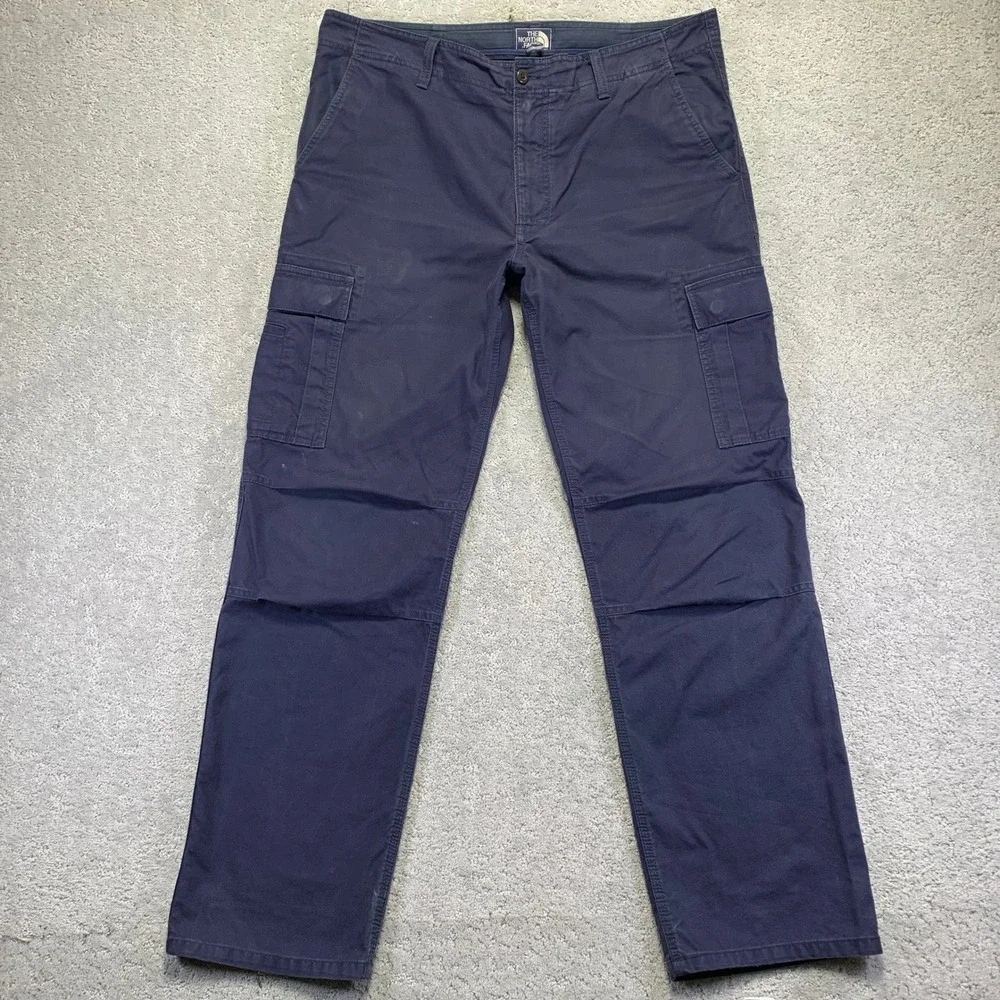 The North Face Cargo‎ Pants Mens 38 Reg Navy Blue Cargo Hiking Utility Gorpcore
